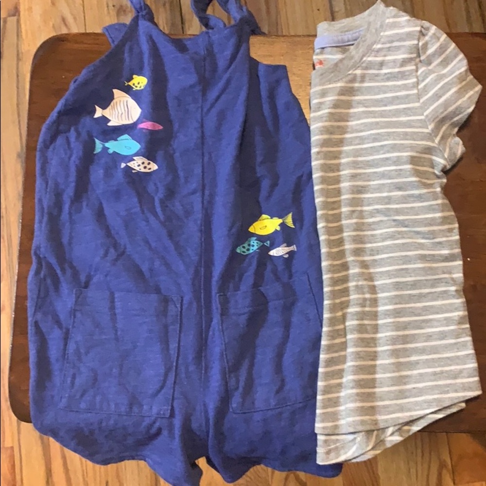 Cat and Jack jumper and t shirt